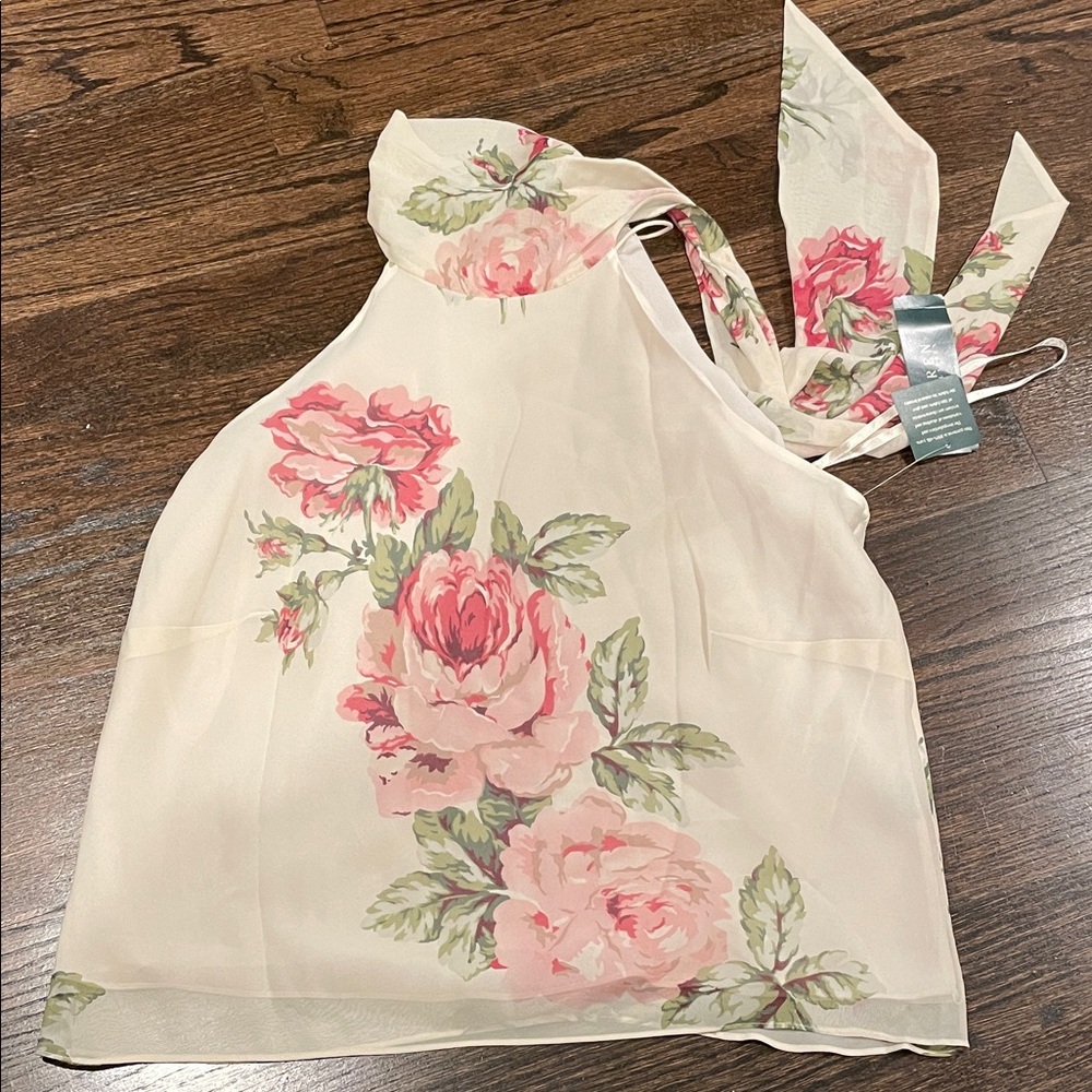 Ralph Lauren Silk Floral Blouse